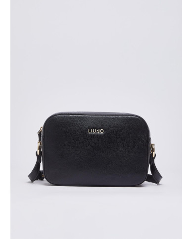 BORSA A TRACOLLA LIU JO CROSS OVER MEDIA BLACK 23X8X16CM 