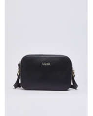 BORSA A TRACOLLA LIU JO CROSS OVER MEDIA BLACK 23X8X16CM 