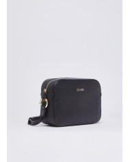 BORSA A TRACOLLA LIU JO CROSS OVER MEDIA BLACK 23X8X16CM 