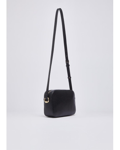 BORSA A TRACOLLA LIU JO CROSS OVER MEDIA BLACK 23X8X16CM 