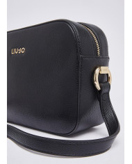 BORSA A TRACOLLA LIU JO CROSS OVER MEDIA BLACK 23X8X16CM 