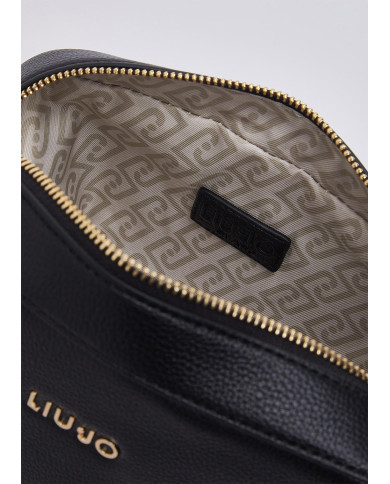 BORSA A TRACOLLA LIU JO CROSS OVER MEDIA BLACK 23X8X16CM 