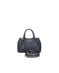 BORSA LIU JO LEATHER BAG DRESS BLUE 26X18X10CM AA6169 E1012 94024