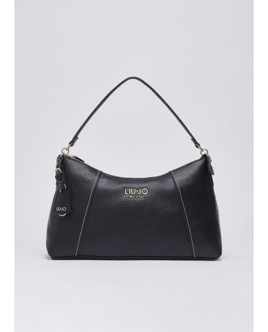 BORSA LIU JO LEATHER BAG BLACK 39X12X23CM AA6164 E1012 22222