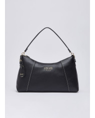 BORSA LIU JO LEATHER BAG BLACK 39X12X23CM AA6164 E1012 22222