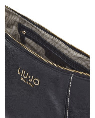 BORSA LIU JO LEATHER BAG BLACK 39X12X23CM AA6164 E1012 22222