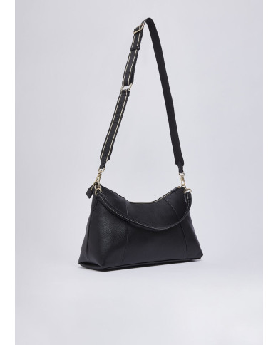 BORSA LIU JO LEATHER BAG BLACK 39X12X23CM AA6164 E1012 22222