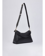 BORSA LIU JO LEATHER BAG BLACK 39X12X23CM AA6164 E1012 22222