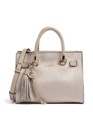 BORSA LIU JO DONNA BOSTON BAG SATCHEL NEUTRO 27X12X21CM AA6069 T384A 51308