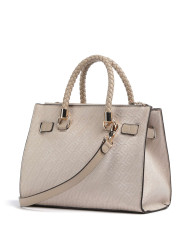 BORSA LIU JO DONNA BOSTON BAG SATCHEL NEUTRO 27X12X21CM AA6069 T384A 51308