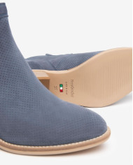 TRONCHETTO NEROGIARDINI DONNA VELOUR AVIO VELOUR AVIO TR BASILEA 828 NATURALE TACCO 4,5 CM E512701D/203