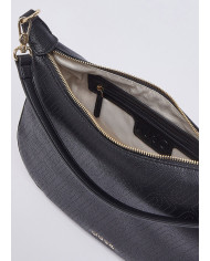 BORSA LIU JO DONNA CROSS OVER HOBO MEDIA LOGO MONOCRAM BLACK 32X10X25CM AA6133 ES026 22222 