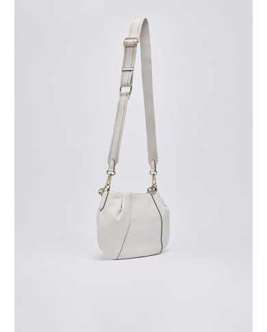 BORSA LIU JO DONNA LEATHER BAG HOBO PICCOLA CREAM 27X10X20CM AA6167 E1012 X0459
