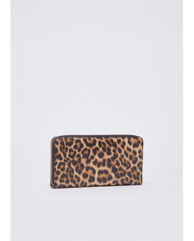 PORTAFOGLIO LIU JO DONNA WALLET MACUL.NATURALE ANIMALIER 19X2X10CM AA6170 E1119 00047