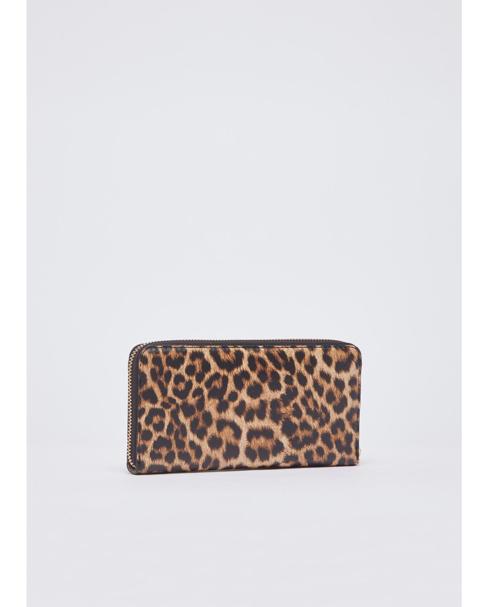 PORTAFOGLIO LIU JO DONNA WALLET MACUL.NATURALE ANIMALIER 19X2X10CM AA6170 E1119 00047