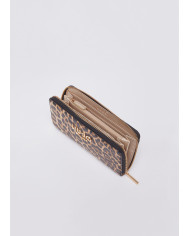 PORTAFOGLIO LIU JO DONNA WALLET MACUL.NATURALE ANIMALIER 19X2X10CM AA6170 E1119 00047
