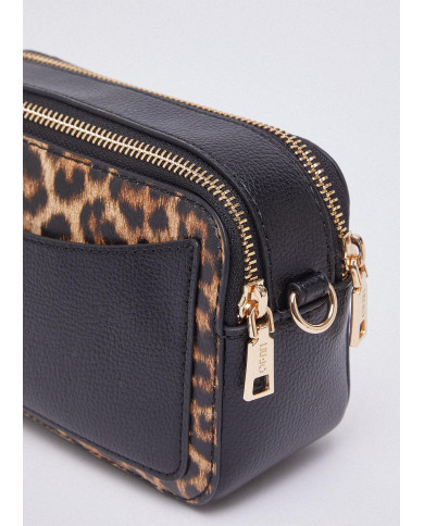 BORSA A TRACOLLA LIU JO DONNA SMALL HANDBAG ANIMALIER MACUL.NATURALE 18X6X11CM AA6100 E1119 00047