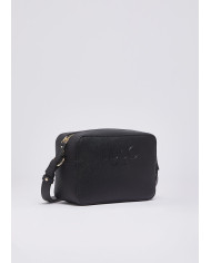 BORSA A TRACOLLA LIU JO DONNA CROSS OVER CON LOGO BLACK 20X8X13CM AA6153 ES029 22222
