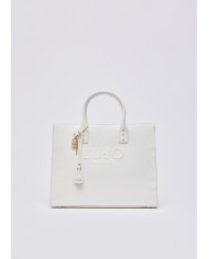 BORSA LIU JO DONNA SHOPPING BAG CREAM 32X25X16CM AA6149 ES029 X0459