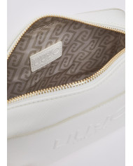 BORSA A TRACOLLA LIU JO DONNA CROSS OVER CON LOGO CREAM 20X8X13CM AA6153 ES029 X0459