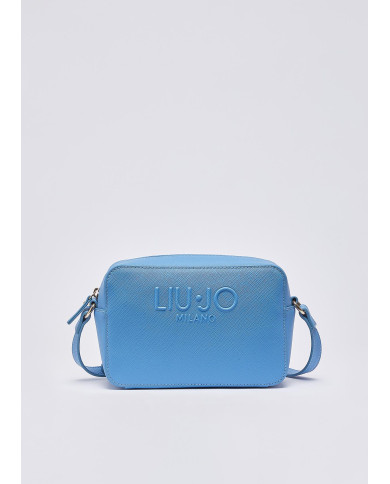 BORSA A TRACOLLA LIU JO DONNA CROSS OVER AZURE BLUE 20X8X13CM AA6153 ES029 74139  