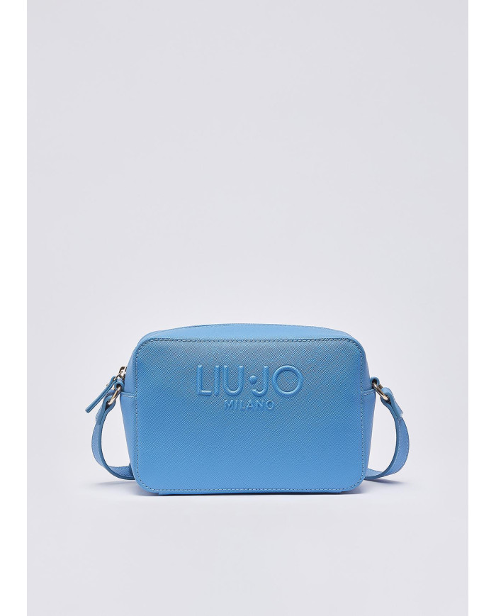 BORSA A TRACOLLA LIU JO DONNA CROSS OVER AZURE BLUE 20X8X13CM AA6153 ES029 74139  