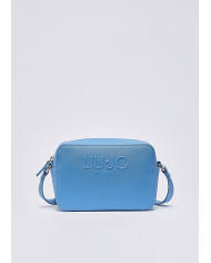 BORSA A TRACOLLA LIU JO DONNA CROSS OVER AZURE BLUE 20X8X13CM AA6153 ES029 74139  