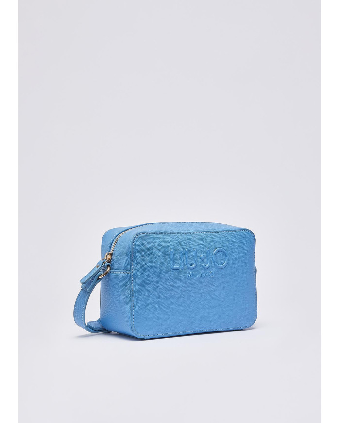 BORSA A TRACOLLA LIU JO DONNA CROSS OVER AZURE BLUE 20X8X13CM AA6153 ES029 74139  