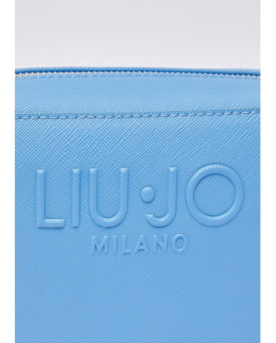 BORSA A TRACOLLA LIU JO DONNA CROSS OVER AZURE BLUE 20X8X13CM AA6153 ES029 74139  