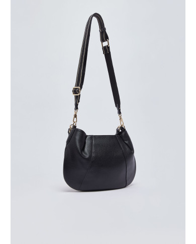 BORSA LIU JO DONNA LEATHER BAG HOBO PICCOLA BLACK 27X10X20CM AA6167 E1012 22222