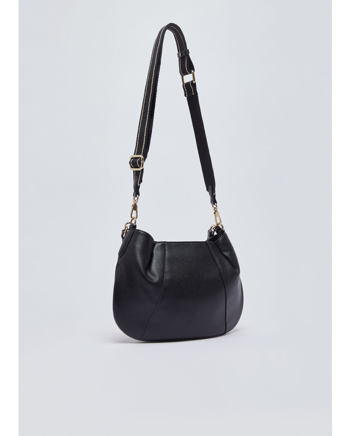 BORSA LIU JO DONNA LEATHER BAG HOBO PICCOLA BLACK 27X10X20CM AA6167 E1012 22222