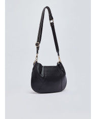 BORSA LIU JO DONNA LEATHER BAG HOBO PICCOLA BLACK 27X10X20CM AA6167 E1012 22222