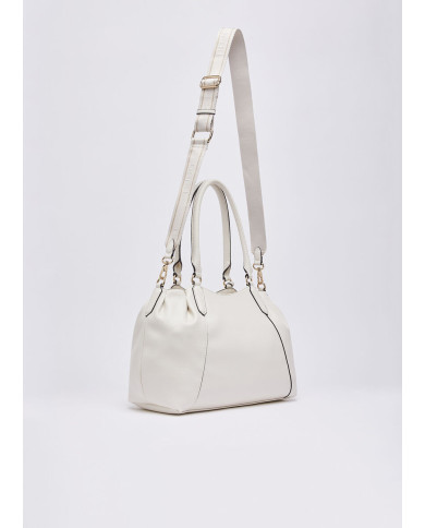 BORSA LIU JO DONNA LEATHER BAG TOTE BAG GRANDE CREAM 34X14X26CM AA6165 E1012 X0459