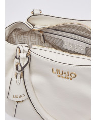BORSA LIU JO DONNA LEATHER BAG TOTE BAG GRANDE CREAM 34X14X26CM AA6165 E1012 X0459