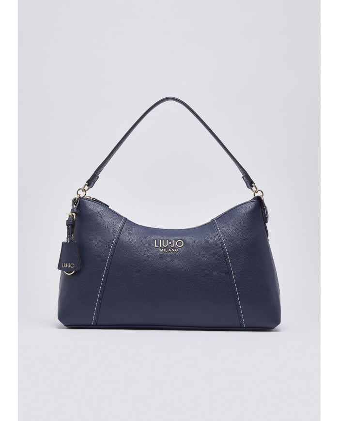 BORSA LIU JO DONNA LEATHER BAG HOBO MEDIA RESS BLUE AA6164 E1012 94024