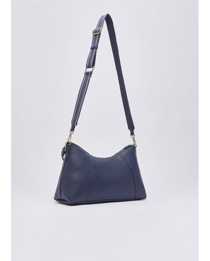 BORSA LIU JO DONNA LEATHER BAG HOBO MEDIA RESS BLUE AA6164 E1012 94024