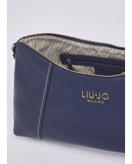 BORSA LIU JO DONNA LEATHER BAG HOBO MEDIA RESS BLUE AA6164 E1012 94024