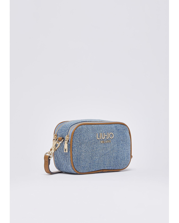 BORSA A TRACOLLA SMALL HANDBAG LIGHT DENIM 18X6X11CM AA6100 T377A 74015