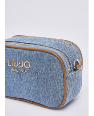 BORSA A TRACOLLA SMALL HANDBAG LIGHT DENIM 18X6X11CM AA6100 T377A 74015