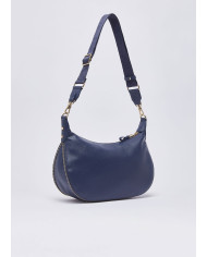 BORSA LIU JO DONNA CROSS OVER HOBO MEDIA CON LOGO MONOGRAM DRESS BLUE AA6133 ES026 94024