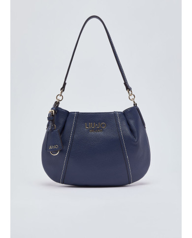 BORSA LIU JO DONNA LEATHER HOBO PICCOLA BAG DRESS BLUE 27X10X20CM AA6167 E1012 94024