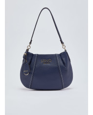 BORSA LIU JO DONNA LEATHER HOBO PICCOLA BAG DRESS BLUE 27X10X20CM AA6167 E1012 94024