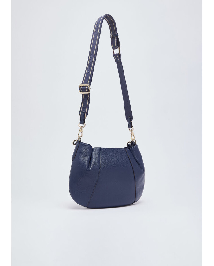 BORSA LIU JO DONNA LEATHER HOBO PICCOLA BAG DRESS BLUE 27X10X20CM AA6167 E1012 94024