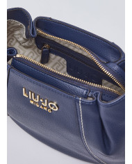 BORSA LIU JO DONNA LEATHER HOBO PICCOLA BAG DRESS BLUE 27X10X20CM AA6167 E1012 94024