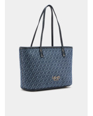 BORSA LIU JO DONNA LEATHER BAG TOTE BAG DRESS BLUE 30X12X23CM AA6071 T379A 94024