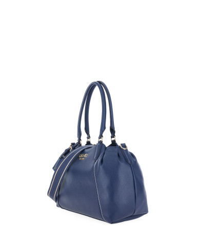 BORSA LIU JO DONNA LEATHER BAG TOTE BAG GRANDE DRESS BLU 34X14X26CM AA6165 E1012 94024