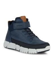 SCARPONCINI GEOX BAMBINO J FLEXYPER B. A - VIT.CER+NYL  NAVY TG:36-39 J369BA 0CLFU C4002/B  