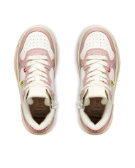SNEAKERS GEOX BAMBINA J LESTRELLA  WHITE/ROSE TG:36-39 J56NLA 000BC C0674/B