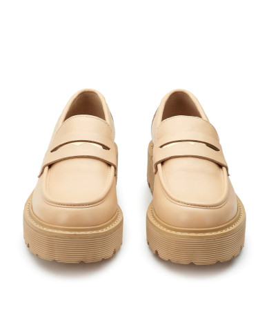 MOCASSINO CULT DONNA SLASH 4215 LOW W LEATHER CARAMEL CLW421501