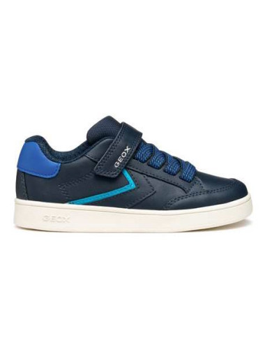 SNEAKERS GEOX BAMBINO J ECLYPER A - VIT.SINTETICO+TE NAVY/LT BLUE TG.36-37 J55LSA 0BC11 C0693/B 